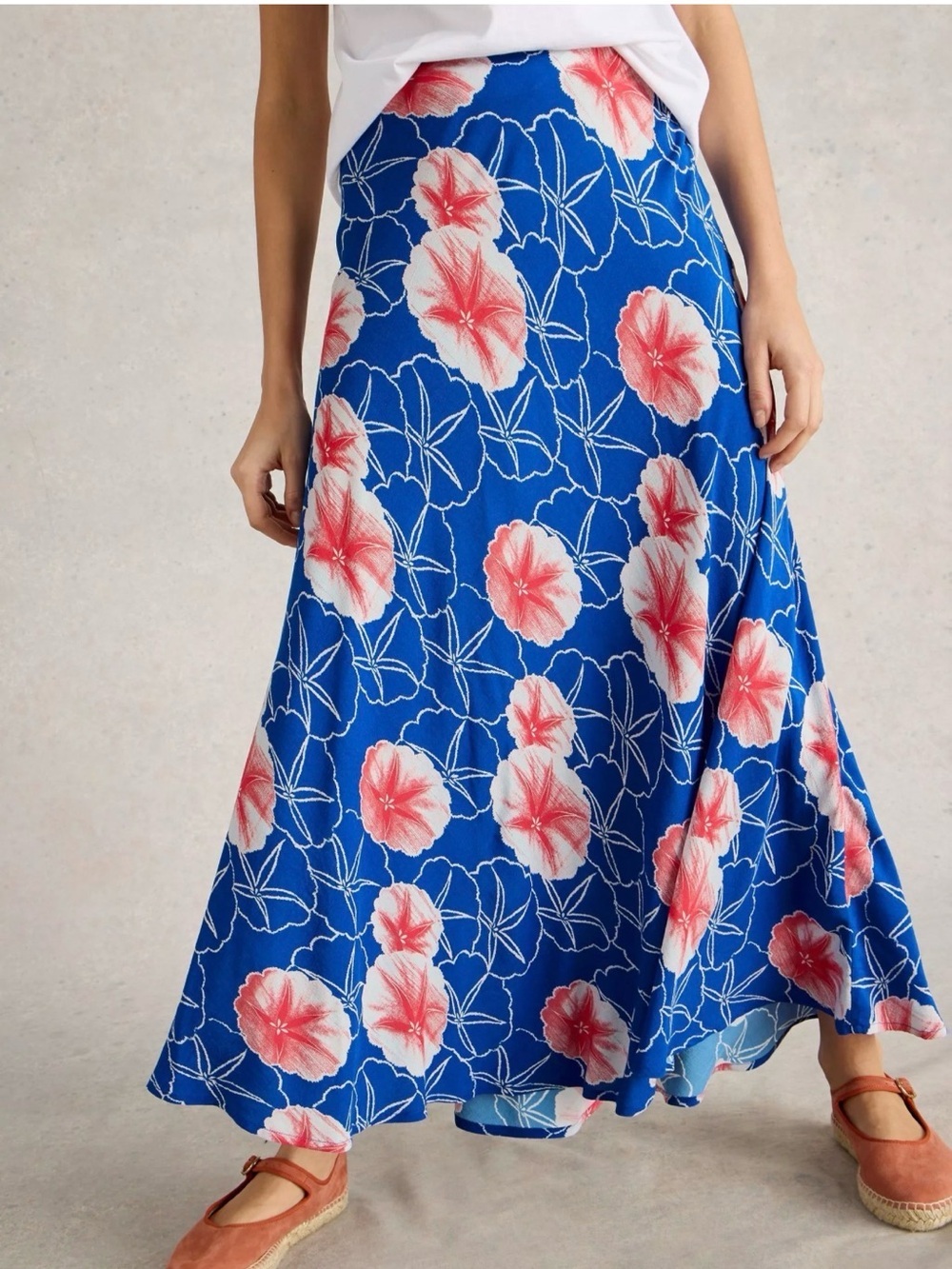 White Stuff | Floral Print Maxi Skirt